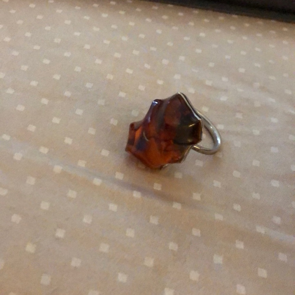 Amber ring size 6 - Picture 2 of 4